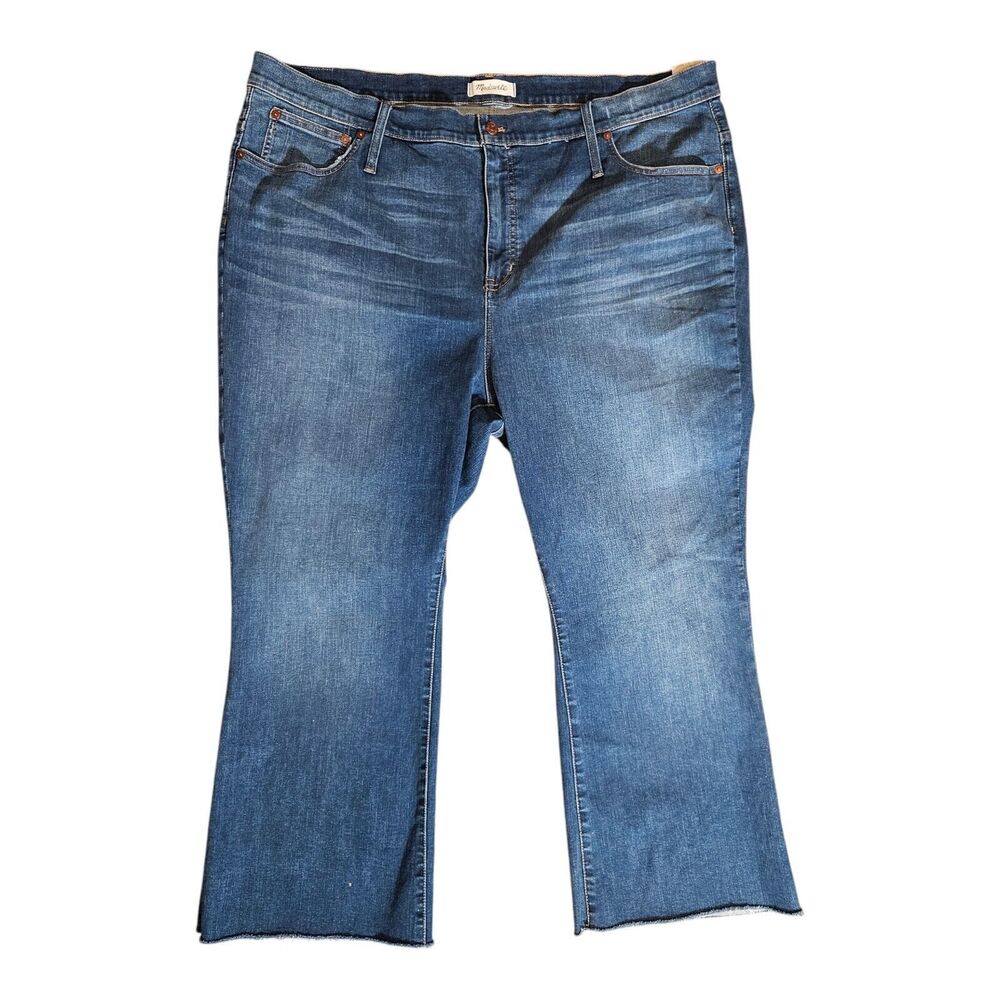 Madewell Cali Demi Boot Jeans Size 44 X 25 Plus Crop 5 Pocket Design